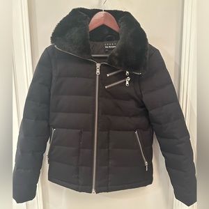 The Kooples black puffer jacket size s